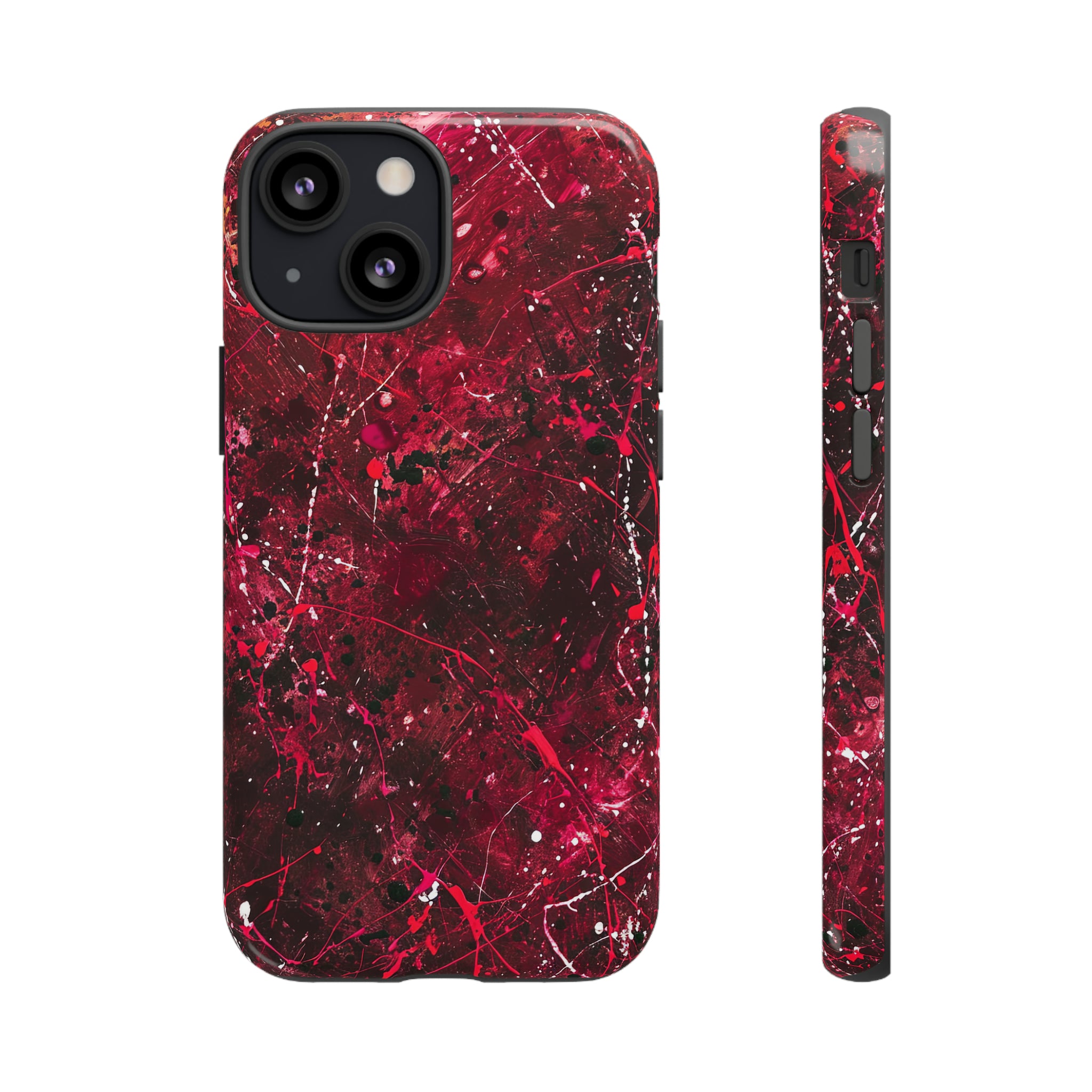 Crimson Splatter Dynamic - Protective Phone Case