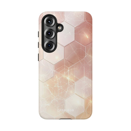 Honeycomb Glow Samsung S25 Case - Tough
