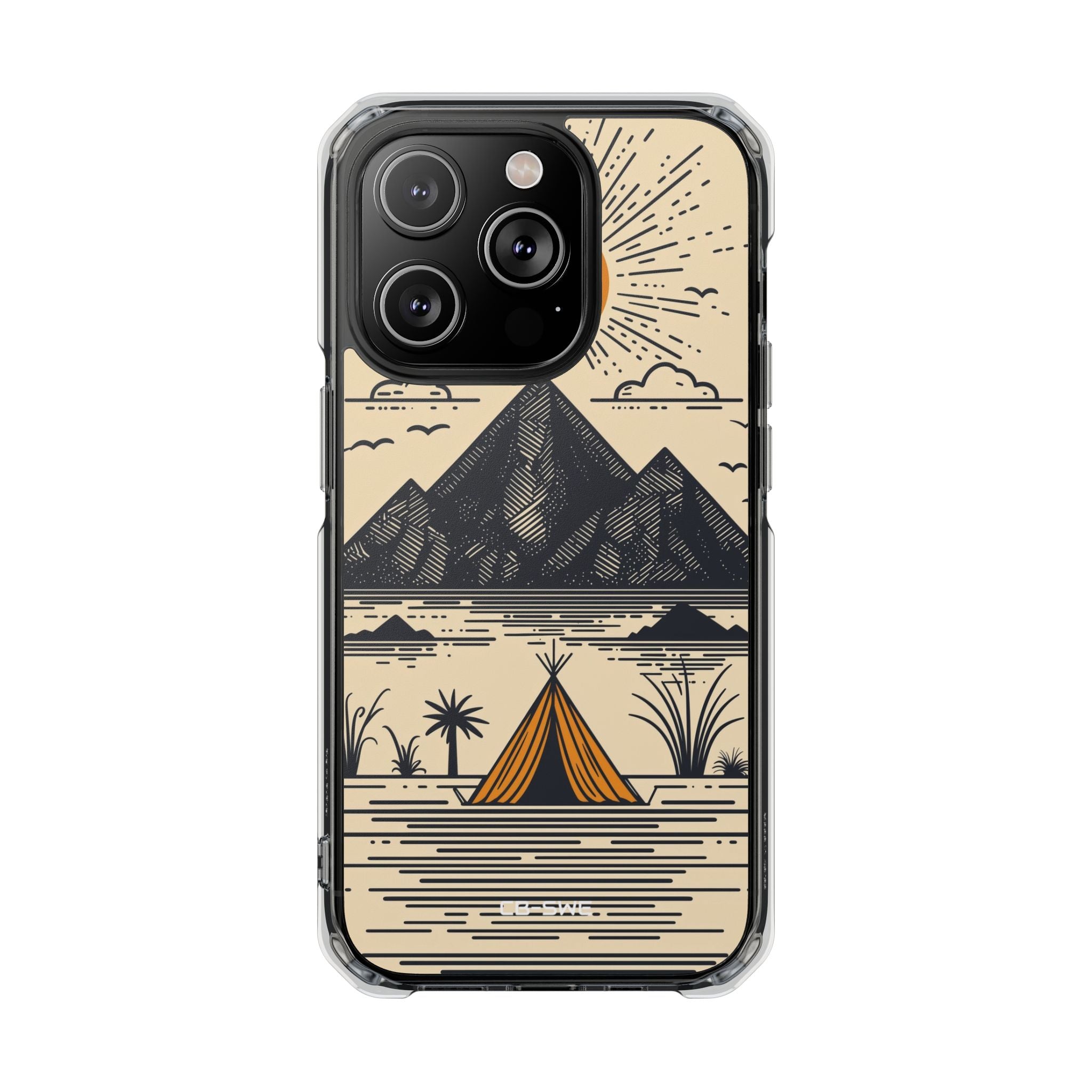 Golden Tent Awaits iPhone Case - Impact