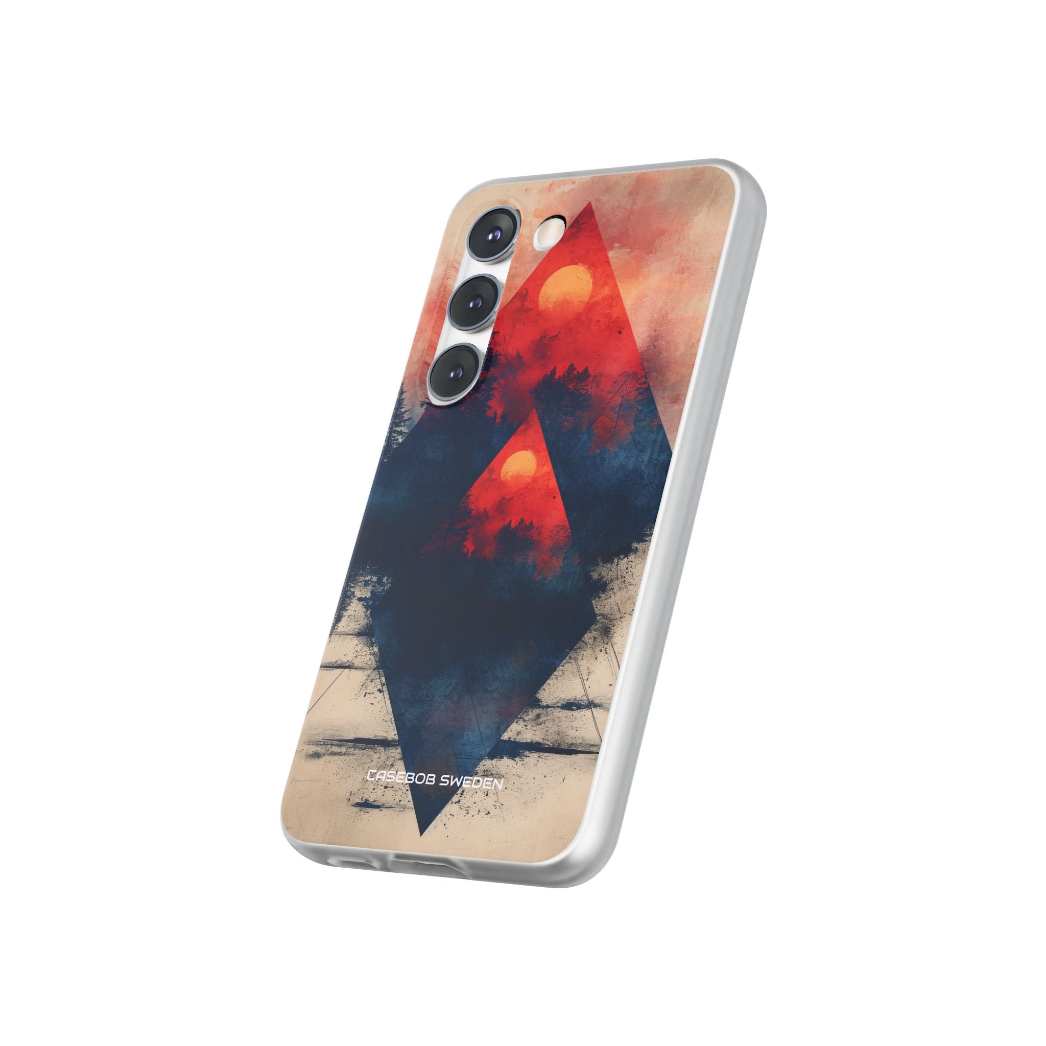 Red Sky Serenity - Flexi Samsung S23 Phone Case