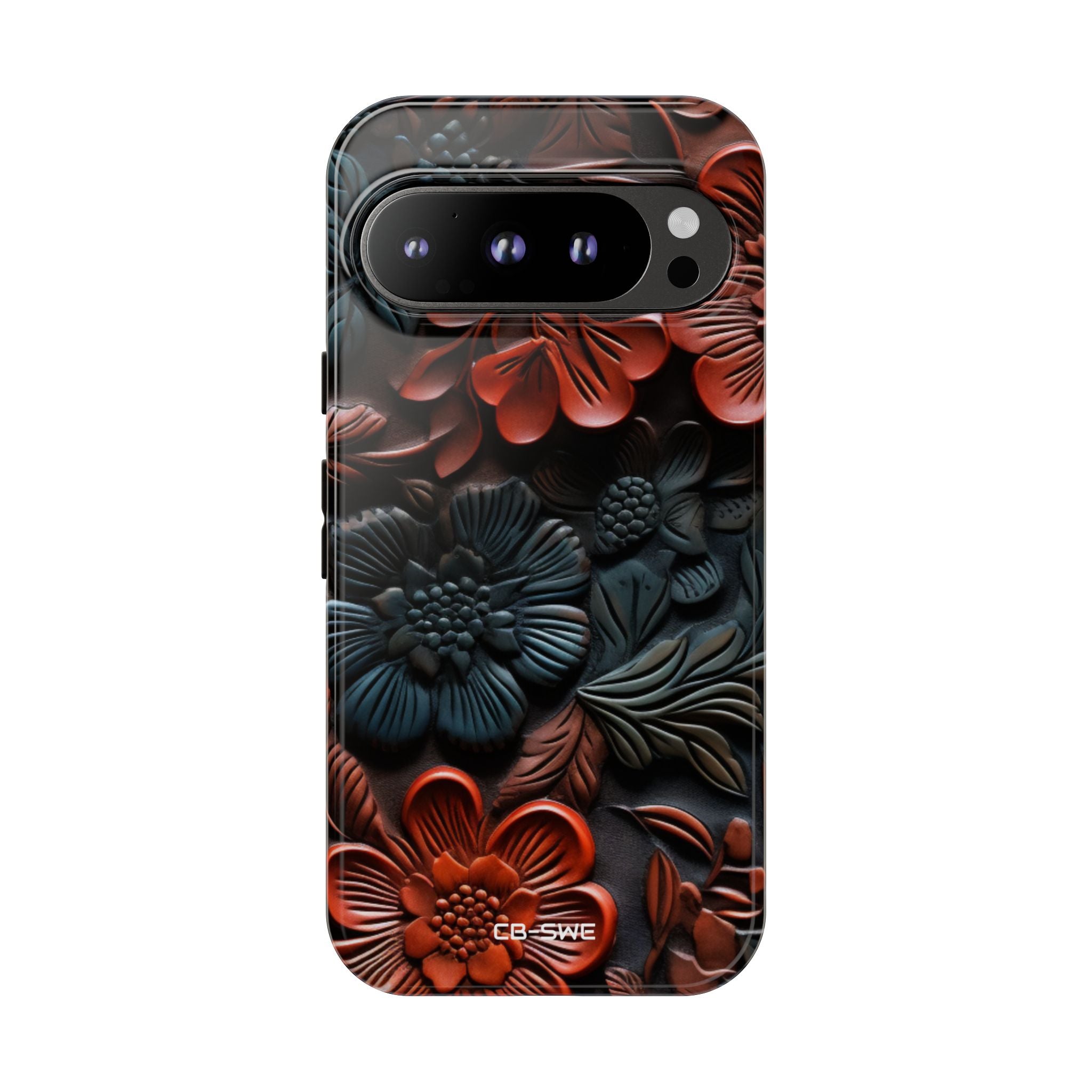 Sculpted Floral Elegance - Google Pixel Case