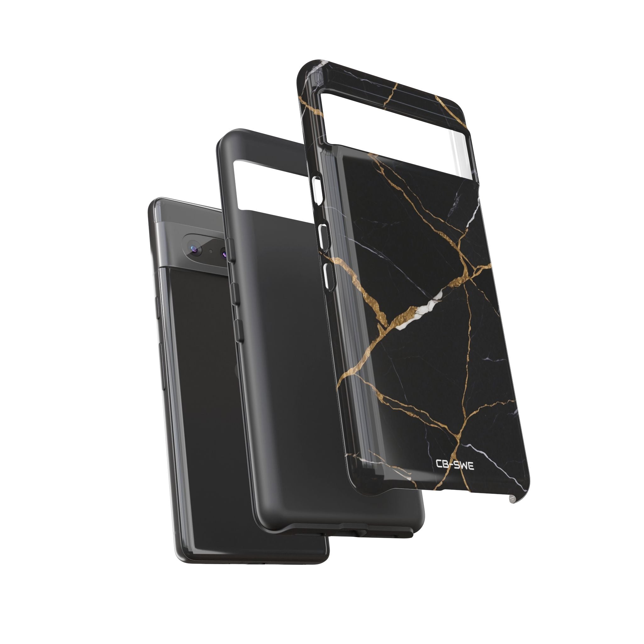 Golden Veins Emerge - Google Pixel Case
