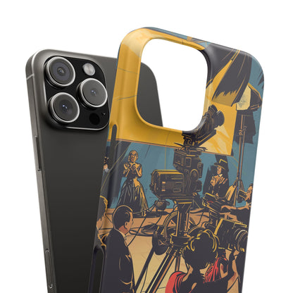 Golden Era Cinematic Spotlight iPhone 16 - Slim Phone Case