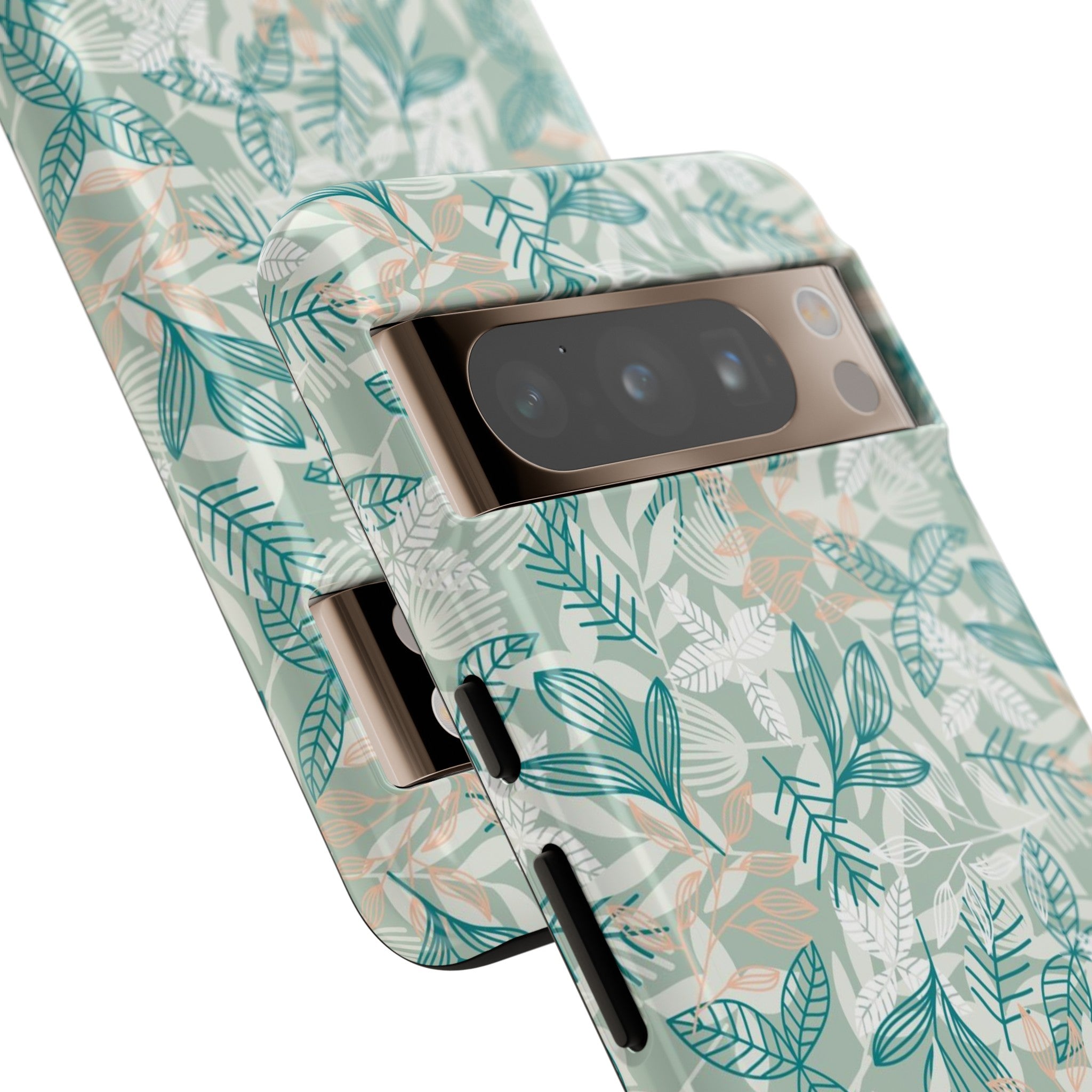 Light Green Leaf - Protective Phone Case