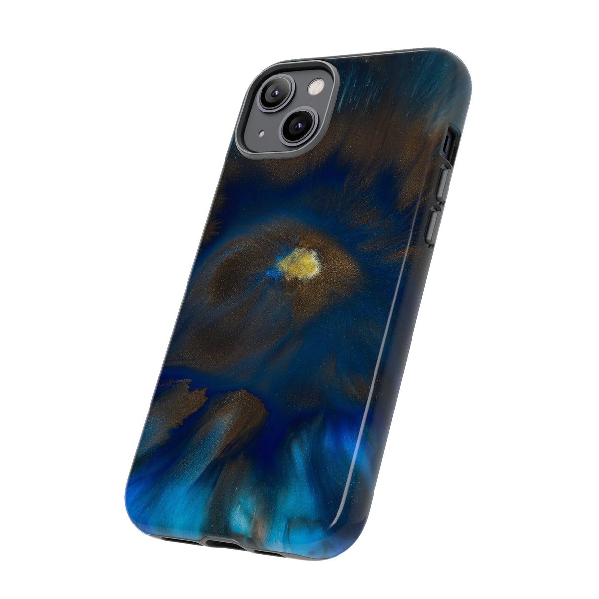 Space Galaxy Ink Art iPhone Case (Protective) Phone Case