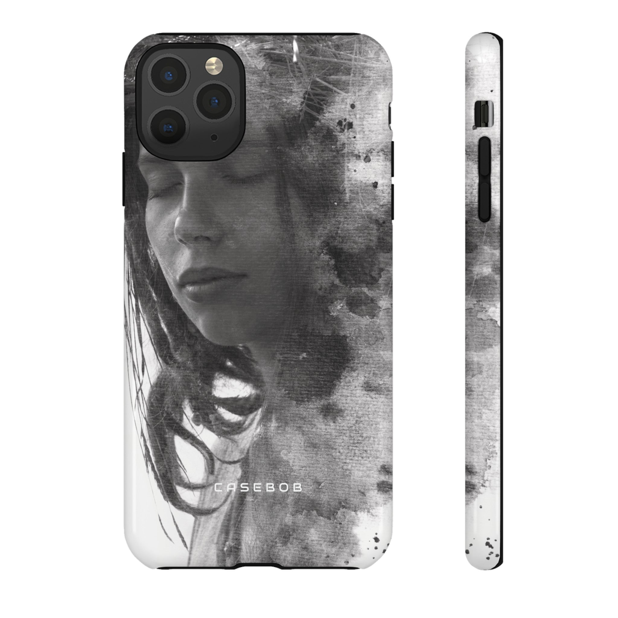 Portrait Lady Phone Case - Protective Phone Case