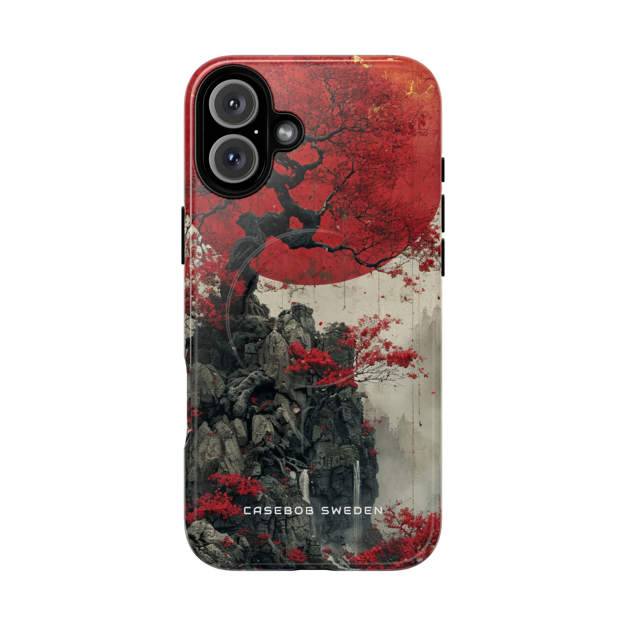 Zen Serenity in Red Harmony iPhone 16  Tough+ Phone Case