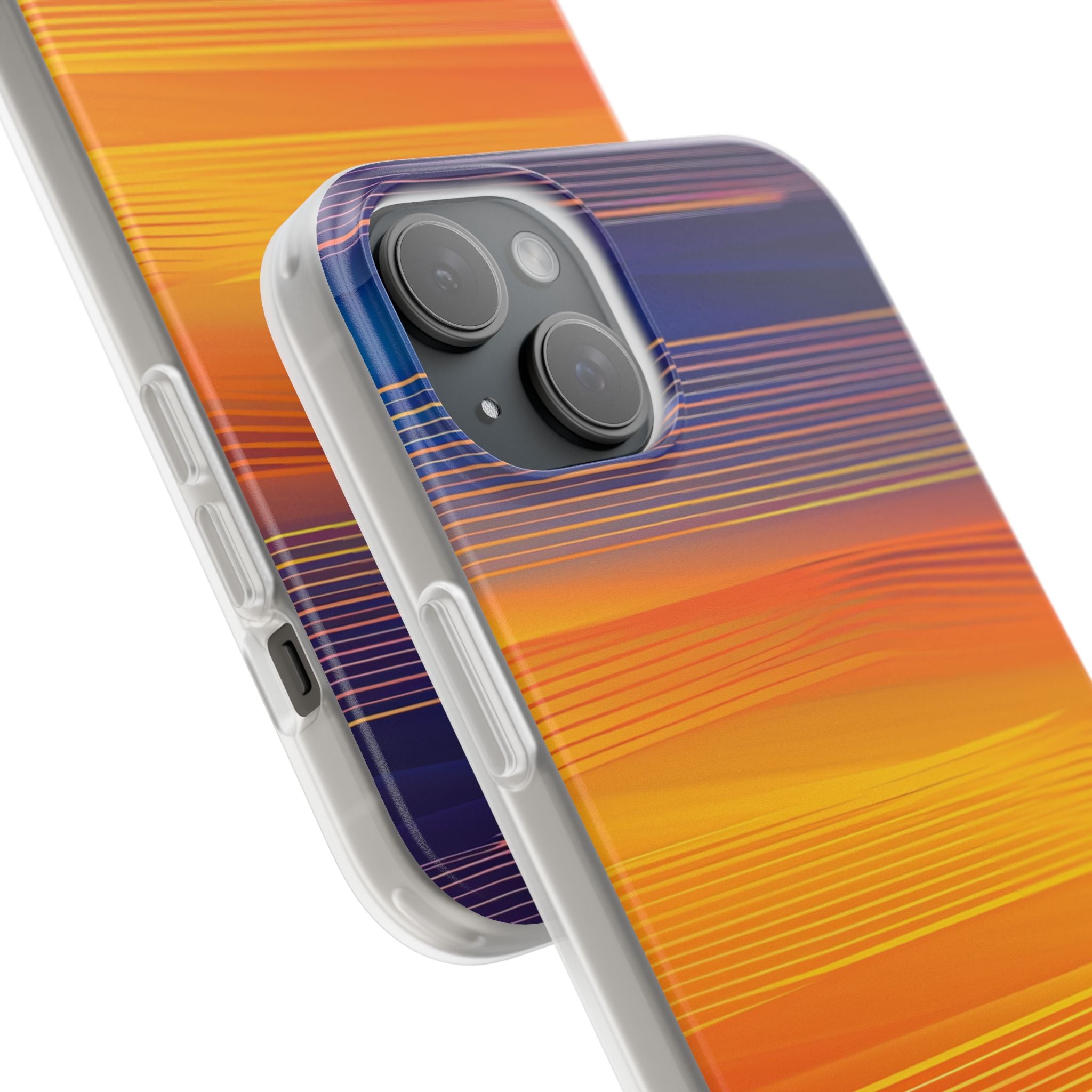 Gradient Sunset Flow iPhone 15 - Flexi Phone Case