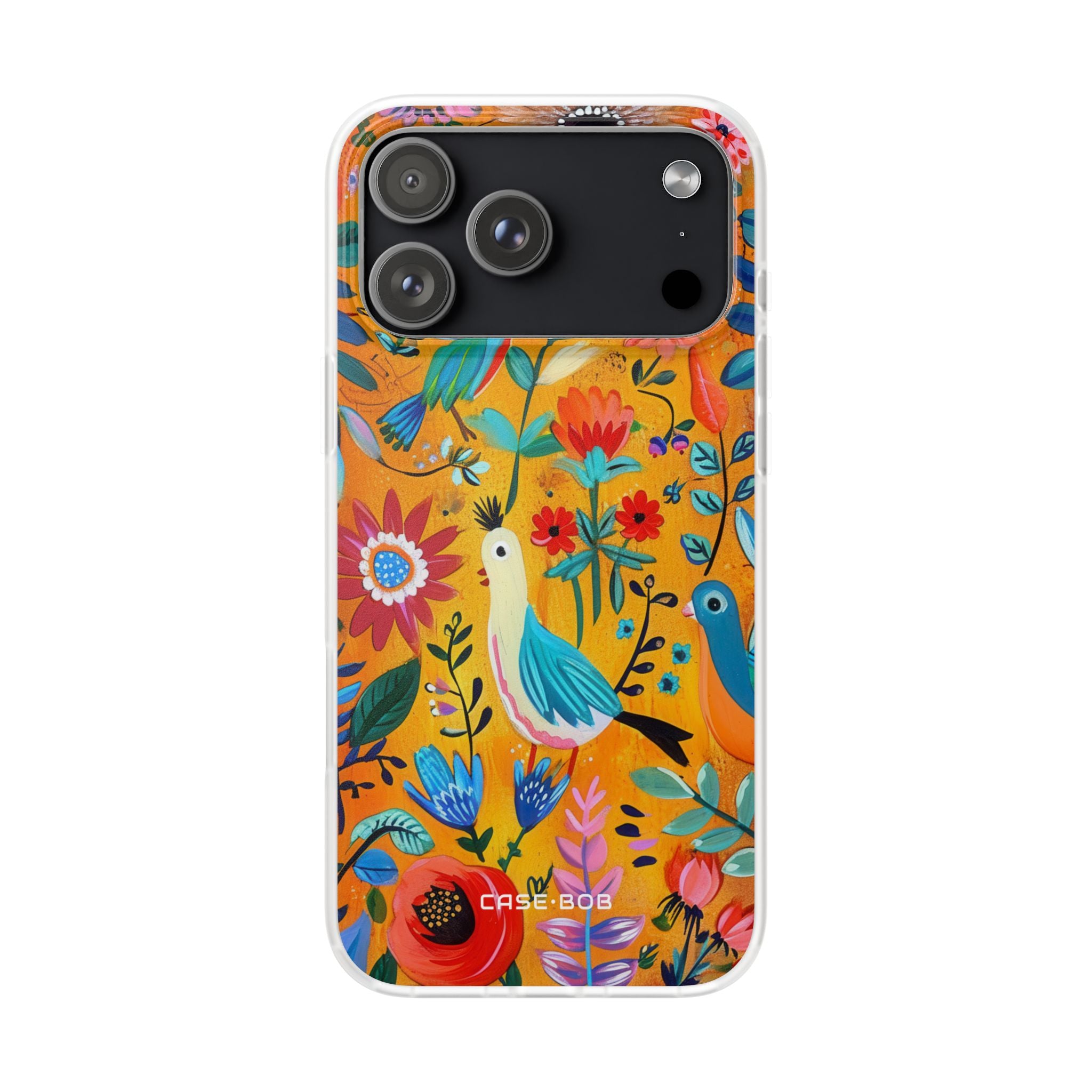 Colorful Birds Bloom iPhone 17 Pro MaxCase - Soft