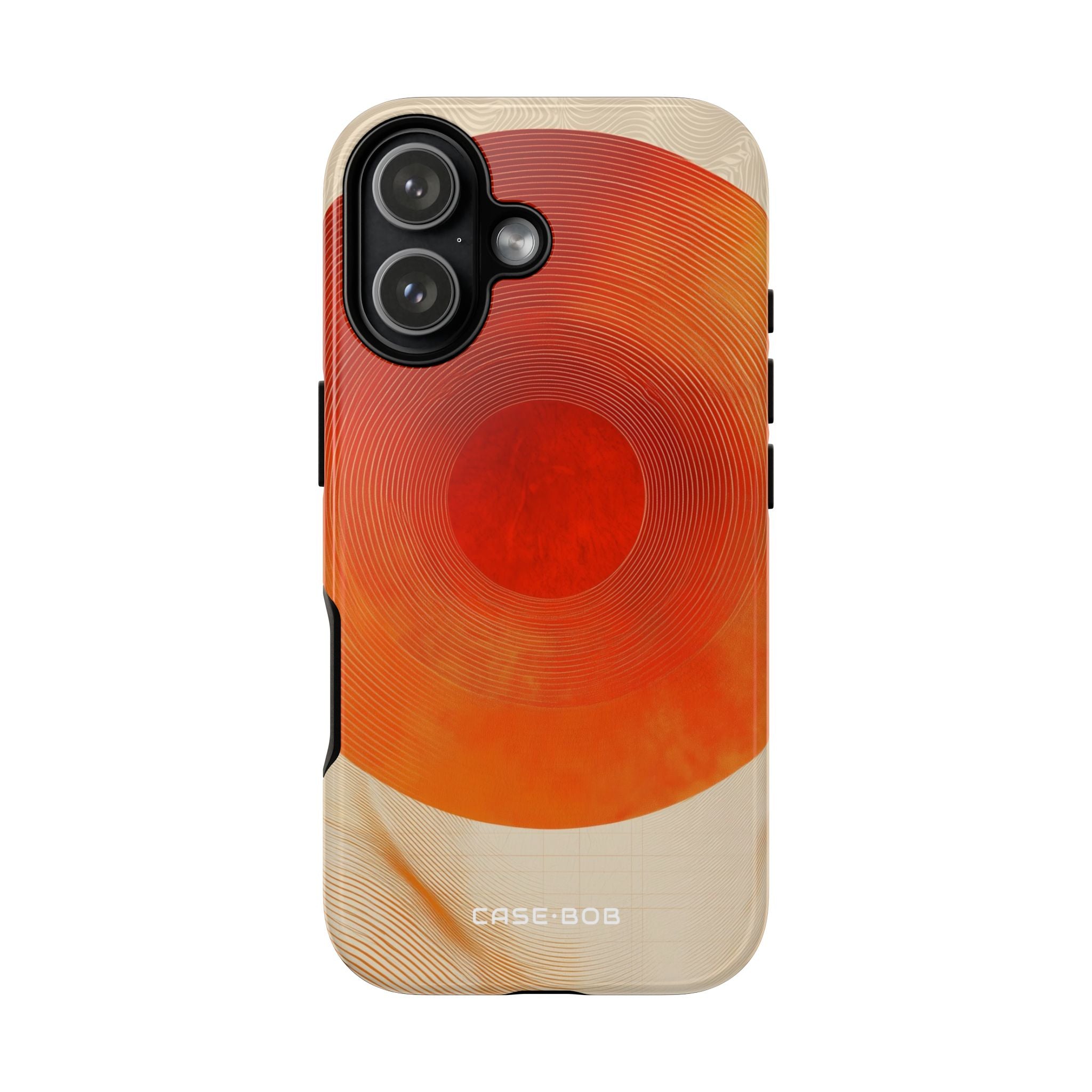 Sunburst Swirl iPhone 17 Case - Tough