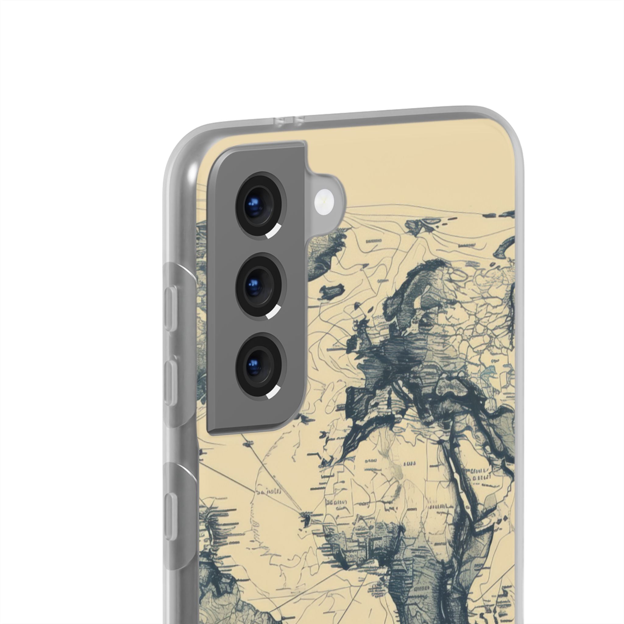 Vintage World Map | Flexible Phone Case for Samsung Galaxy