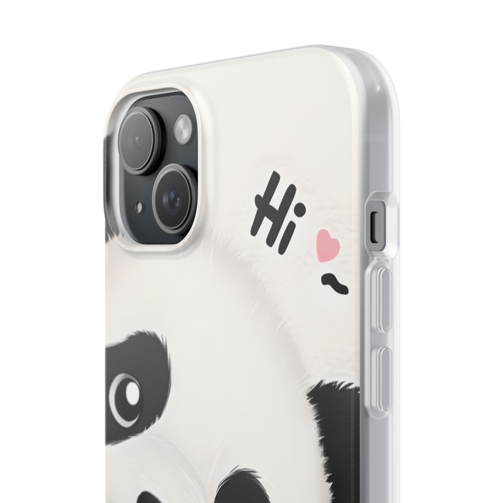 Panda Glow iPhone 15 Plus Case - Soft