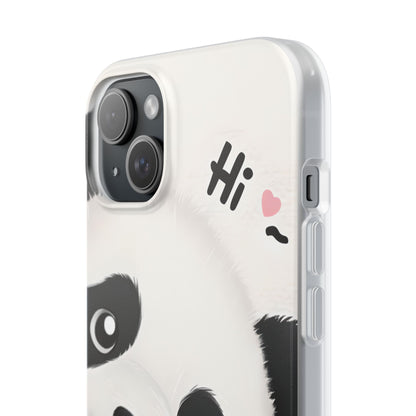 Panda Glow iPhone 15 Plus Case - Soft
