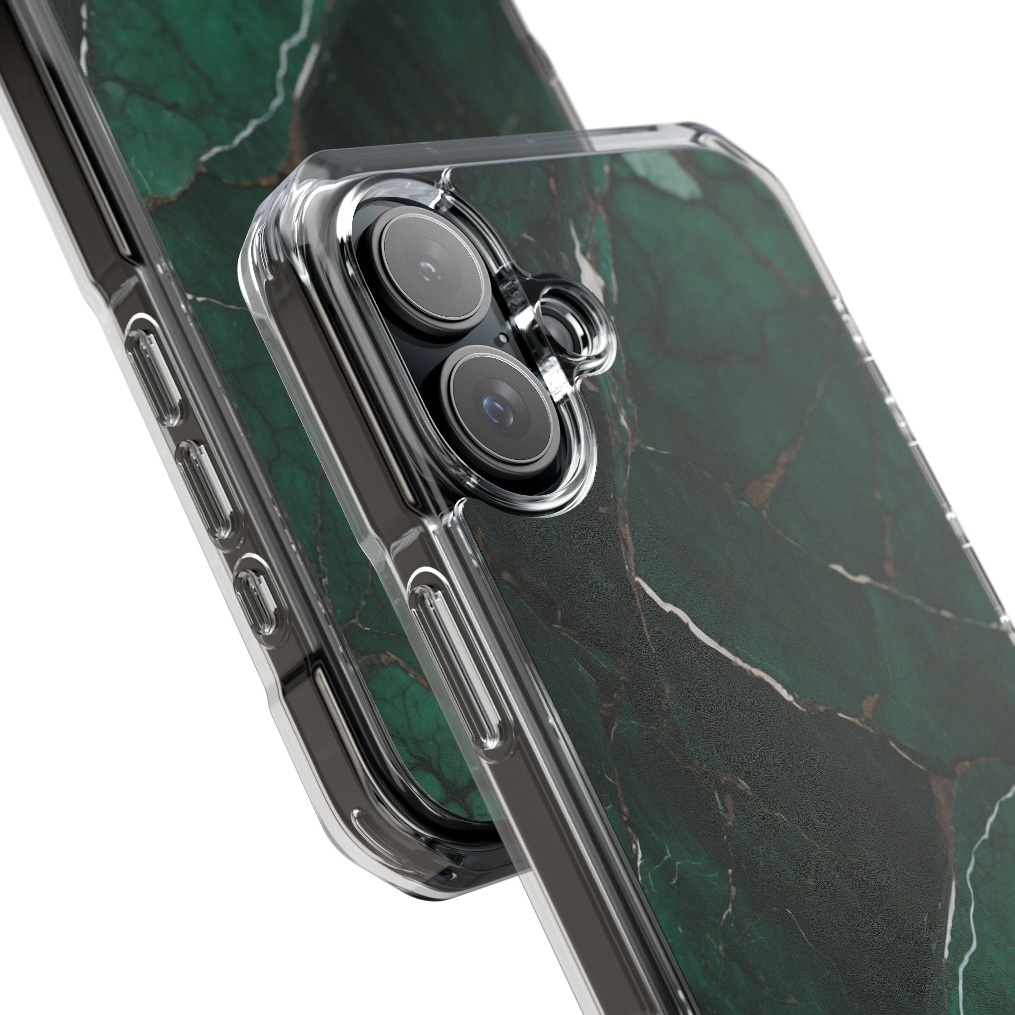 Emerald Veins Flow iPhone Case - Impact