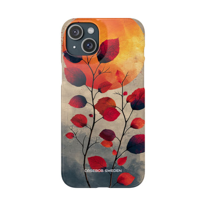 Sunlit Branch - Slim iPhone 15 Phone Case