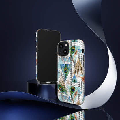 Peacock Feathers - Protective Phone Case