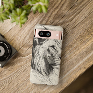 Majestic Lion: Minimalist Elegance - for Google Pixel 8