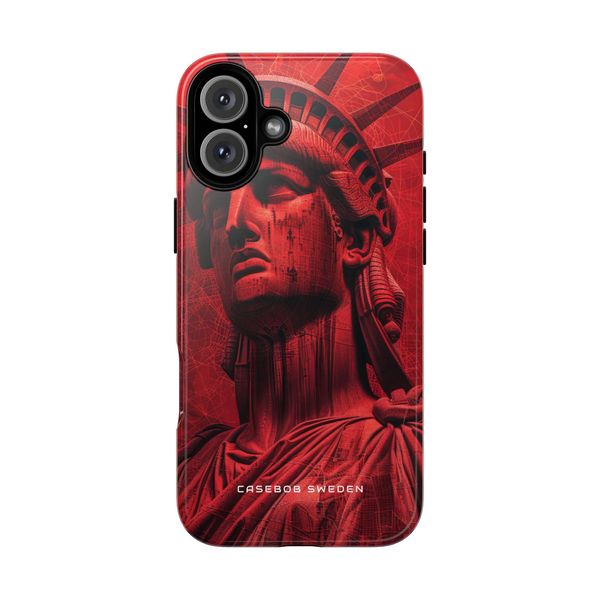 Zen Red Liberty Vision iPhone 16 - Tough Phone Case