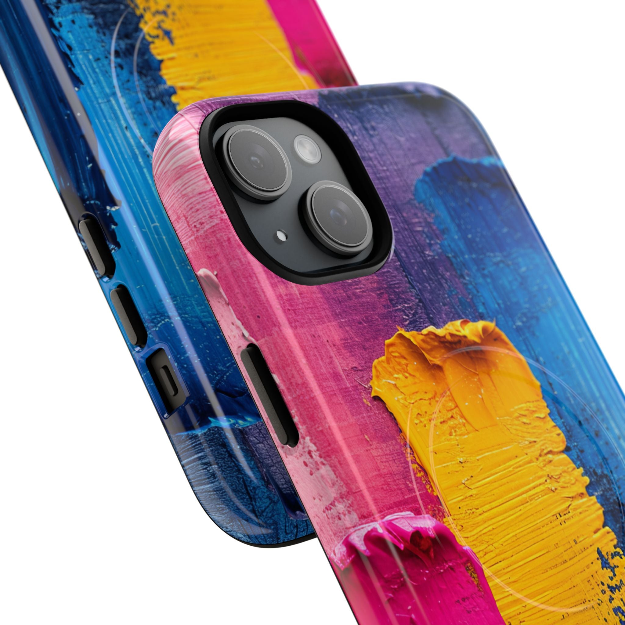 Bold Abstract Texture - Tough + MagSafe® iPhone 15 Phone Case