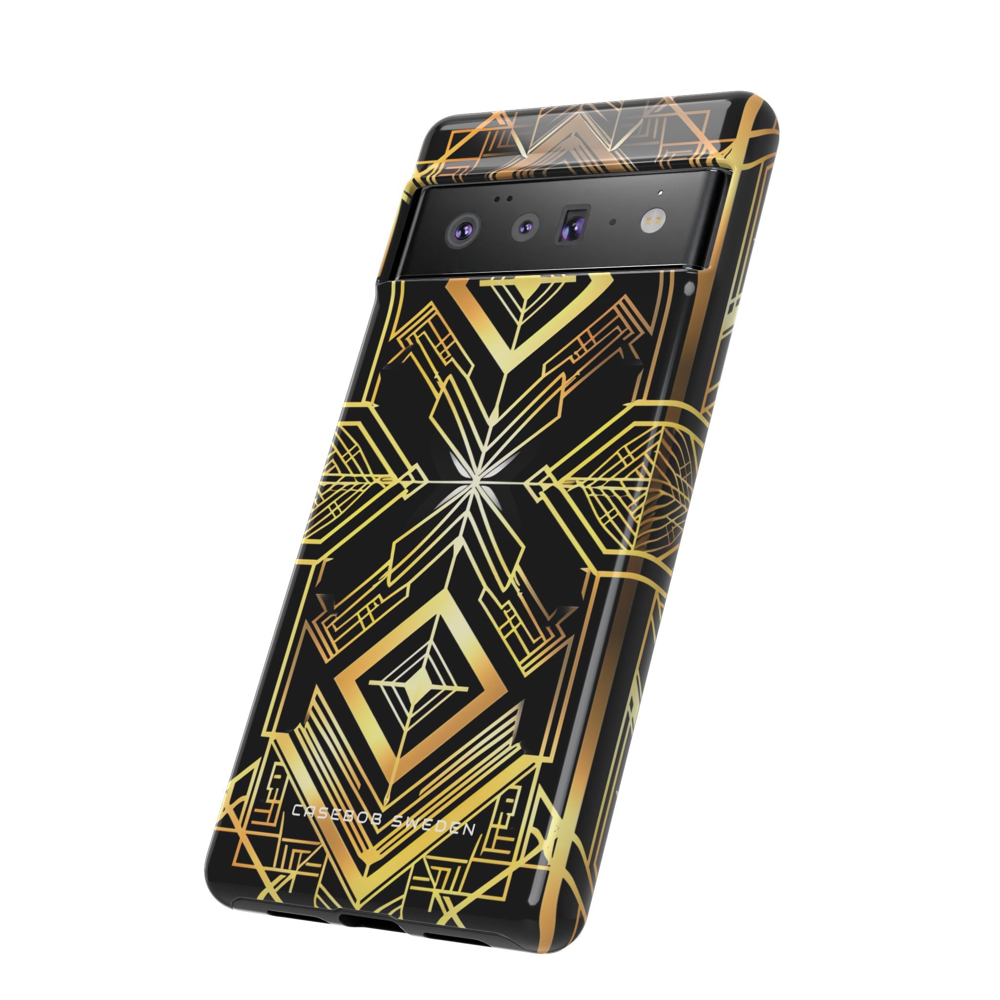 Golden Geometric Opulence Google Pixel 6 - Tough Phone Case