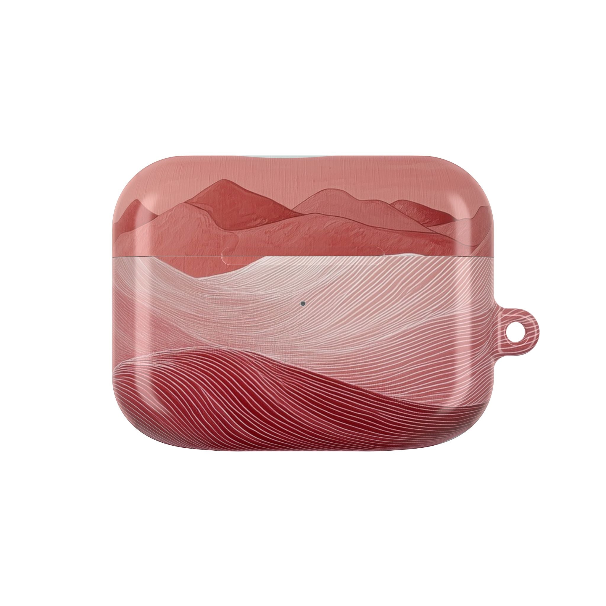 Valkoinen Orb Dunes - AirPods Case