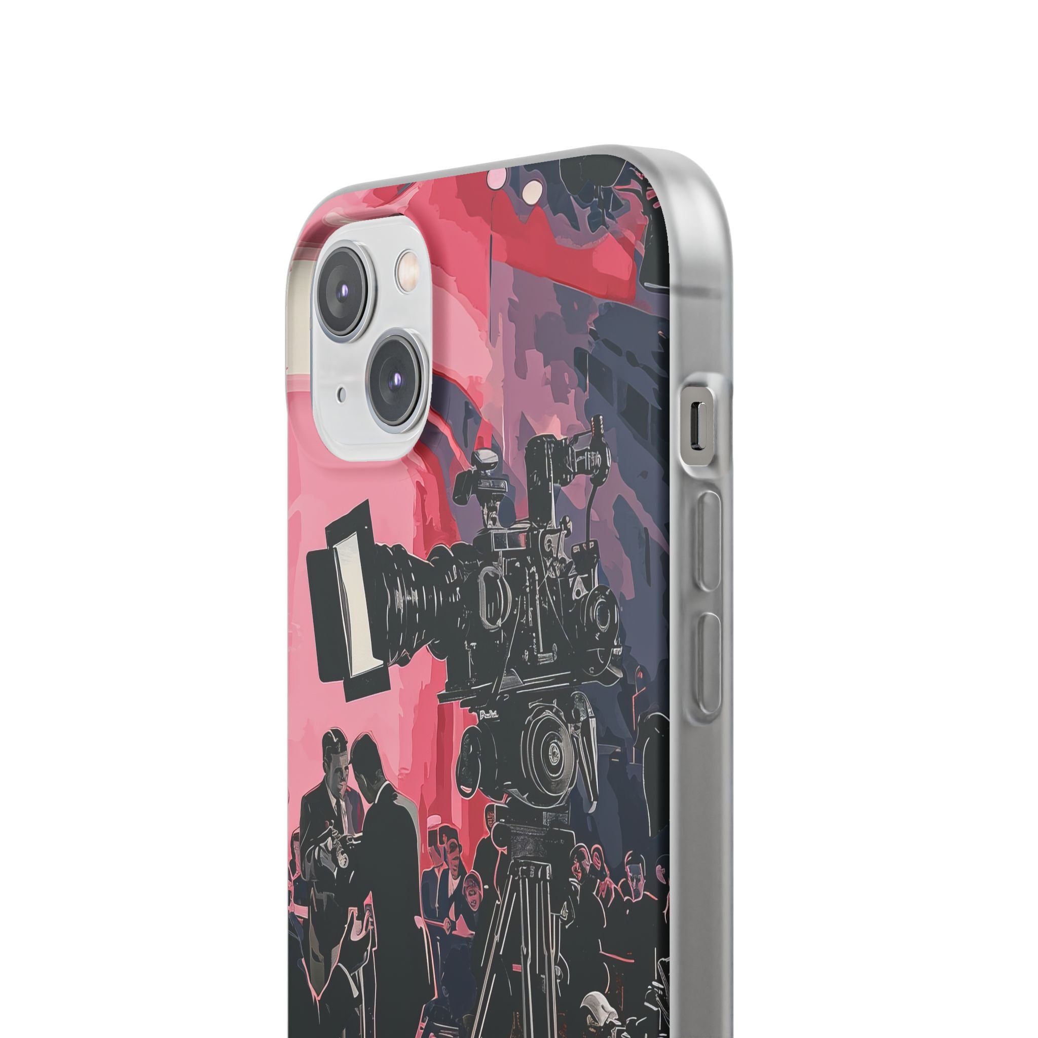 Retro Cinematic Spotlight iPhone 14 - Flexi Phone Case