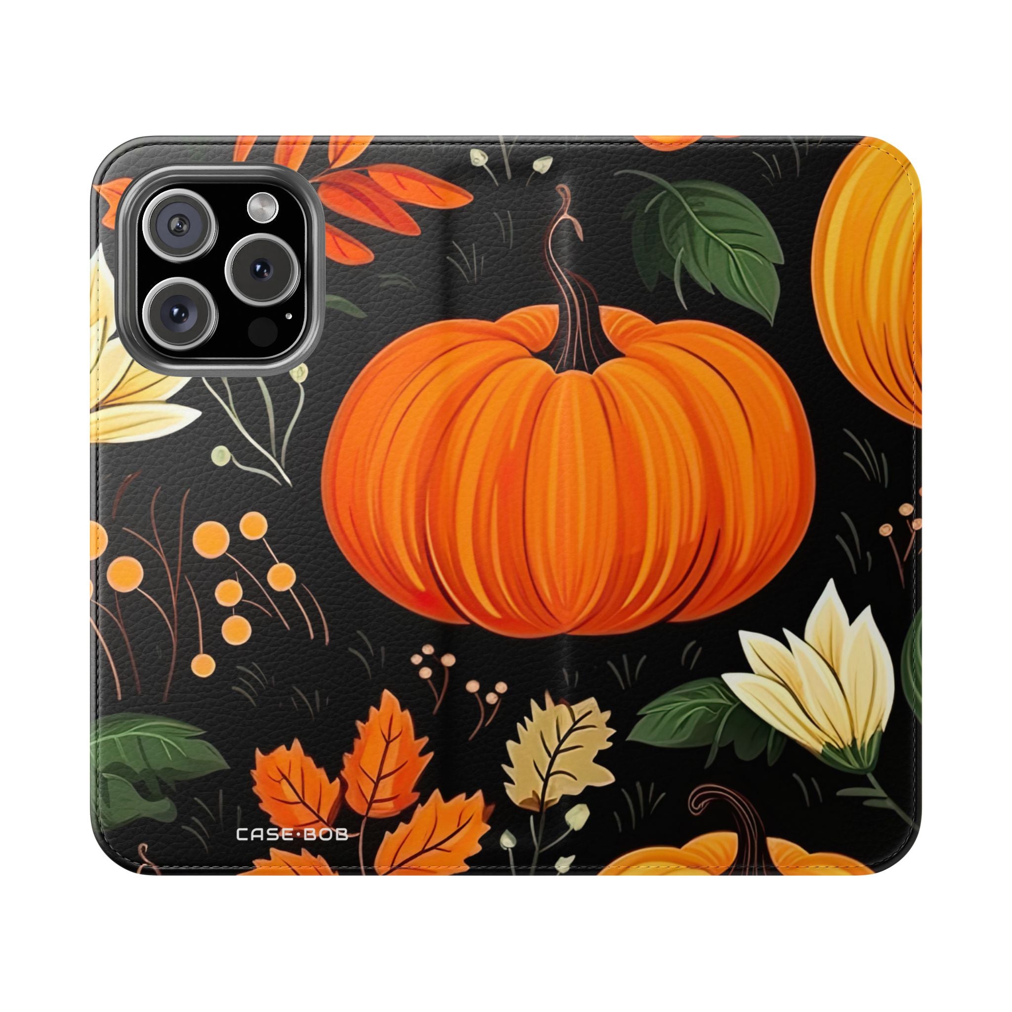 Pumpkin Glow - iPhone 16 Pro Case - Wallet