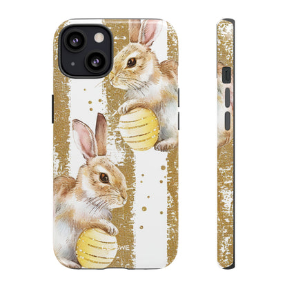 Bunnies Hold Eggs - iPhone Case