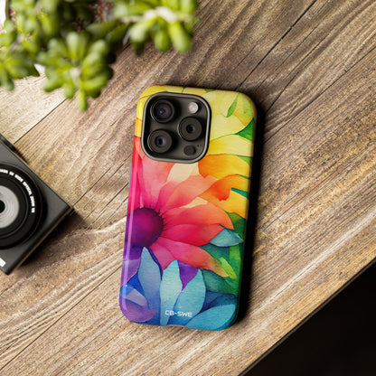 Vibrant Floral Symphony - iPhone Case