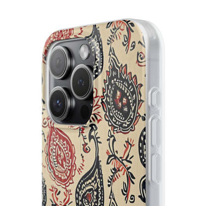 Vintage Paisley Elegance iPhone 15 - Flexi Phone Case