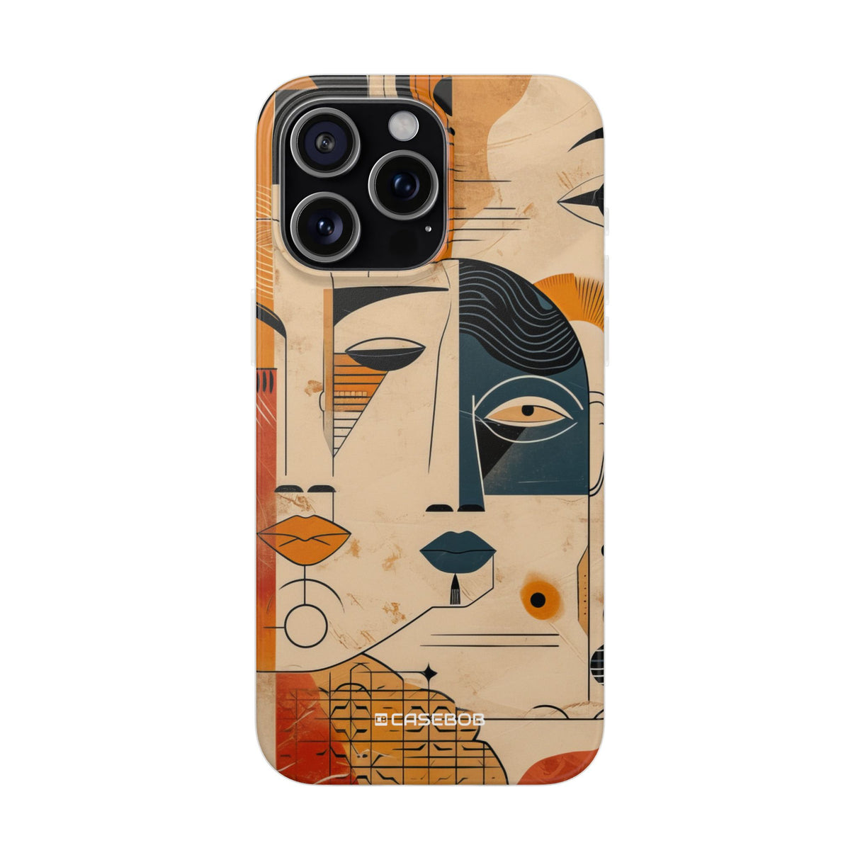 Cubist Introspection | Flexible Phone Case for iPhone