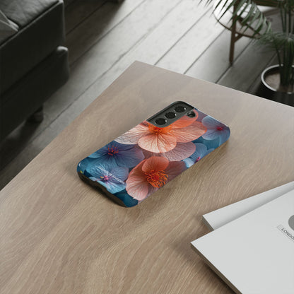 Peach Blossom Serenity - Tough Samsung S22 Phone Case