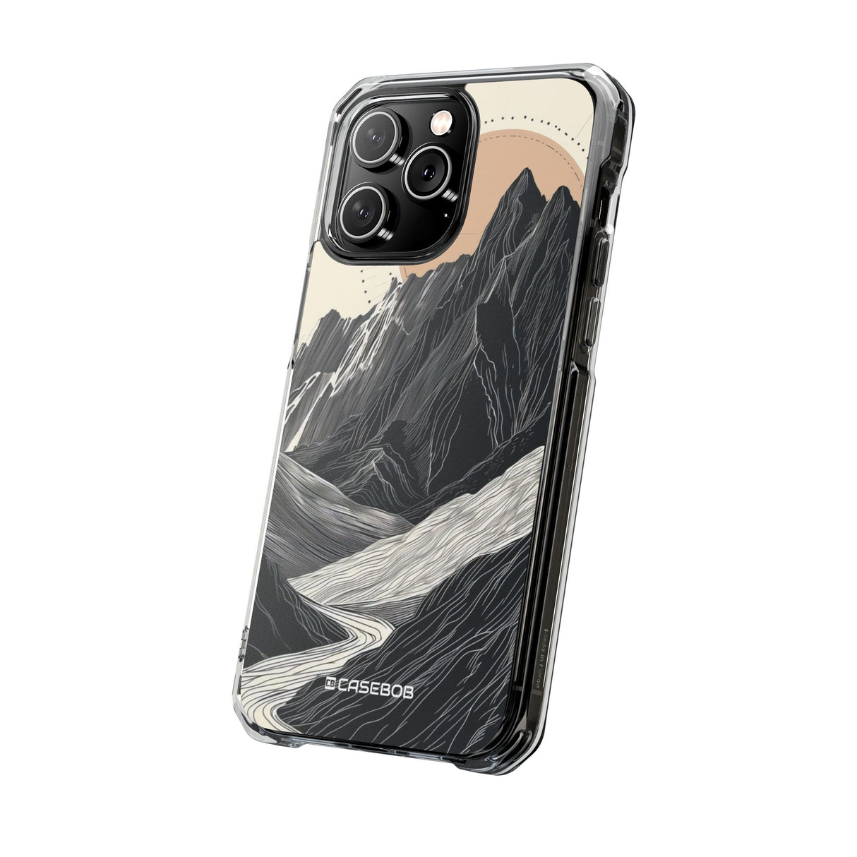 Tranquil Peaks - Phone Case for iPhone (Clear Impact - Magnetic)