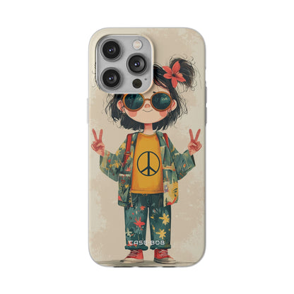 Peace Pigtails iPhone 14 Pro Max Case - Soft