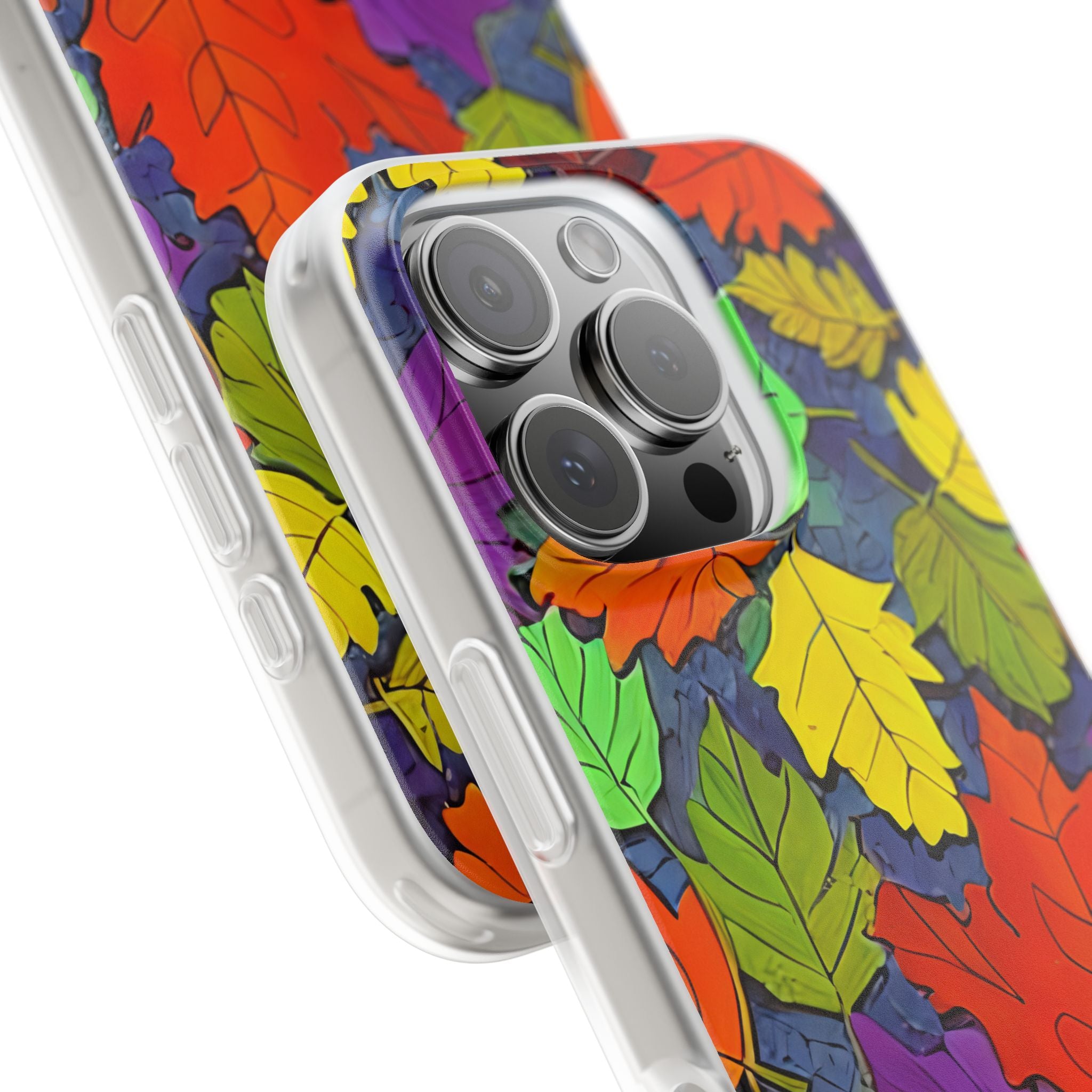 Vivid Leafburst iPhone 16 Pro Case - Soft