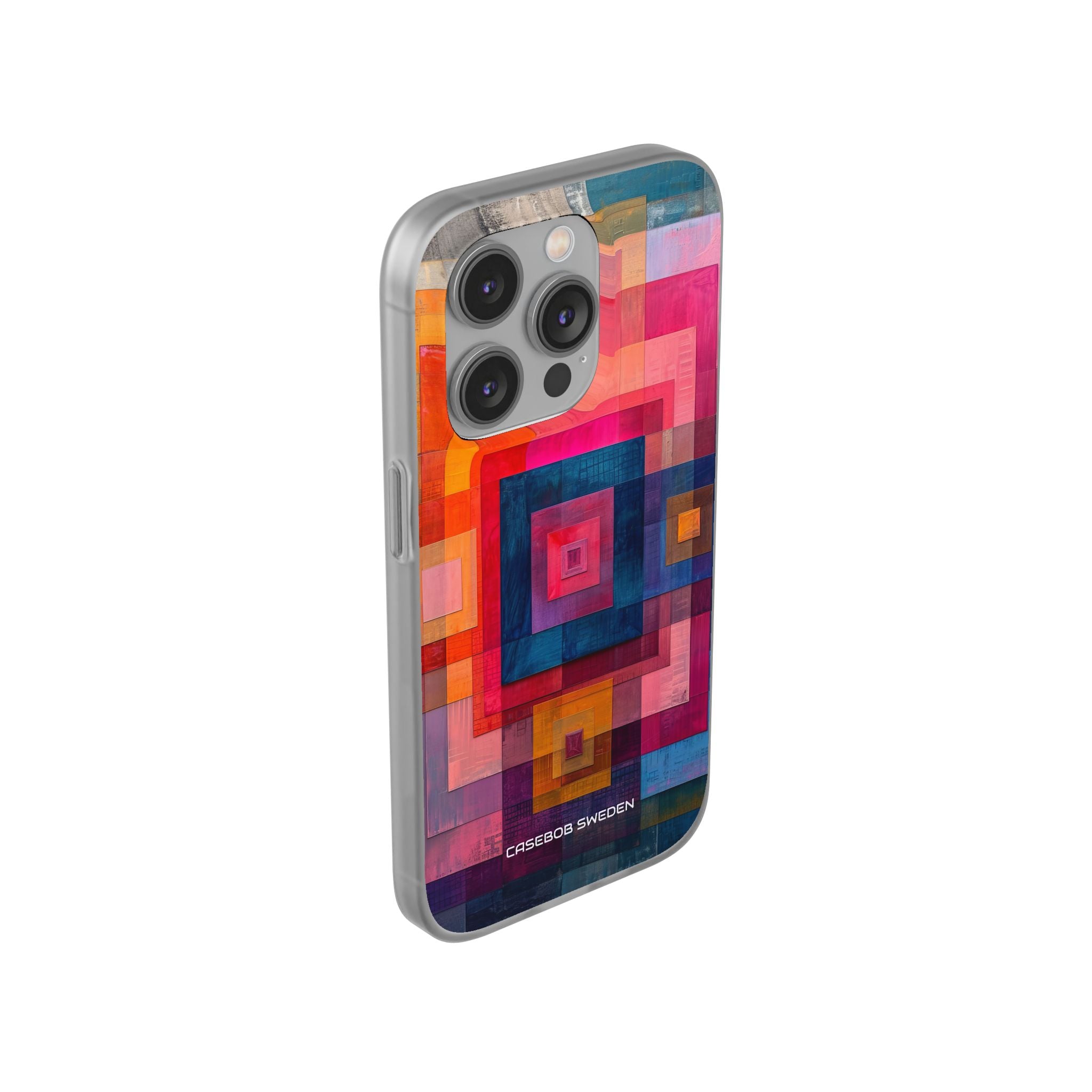 Vibrant Geometry - Flexi iPhone 14 Phone Case