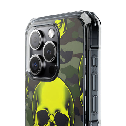 Neon Skull Camo iPhone 15 Pro Case - Impact