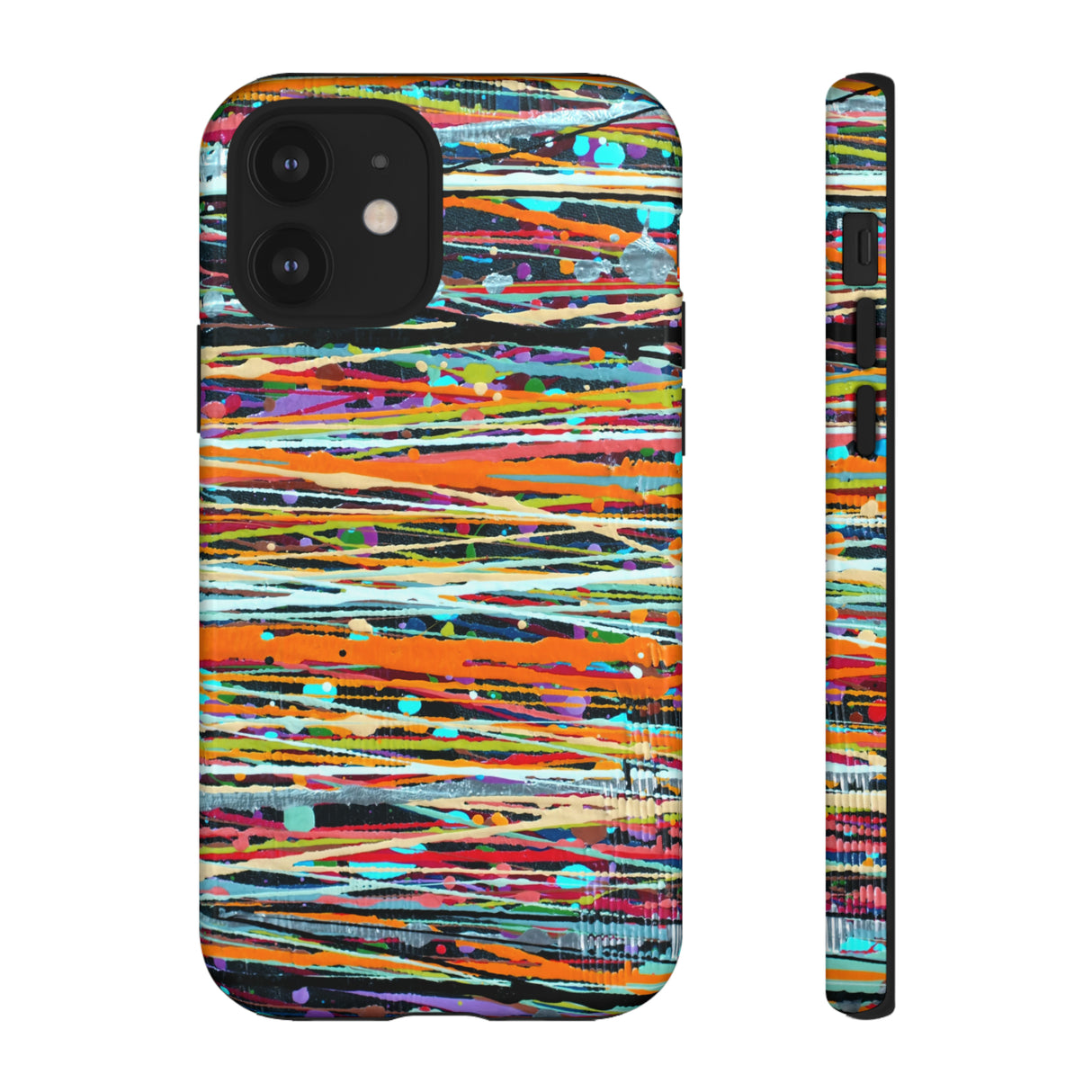 Oil painting - Stripe - Protective Phone Case