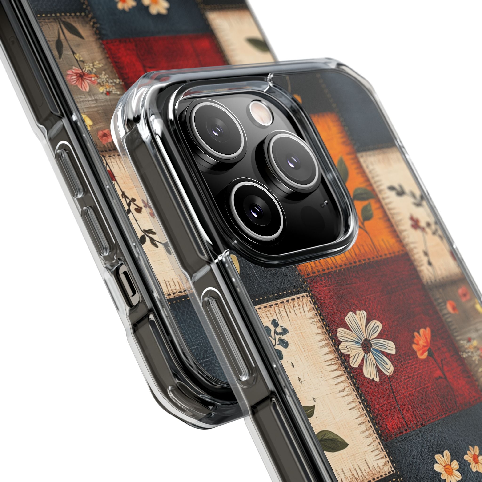 Patchwork Blooms iPhone 14 Pro Case - Impact