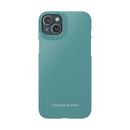 Cadet Blue iPhone 15 - Slim Phone Case