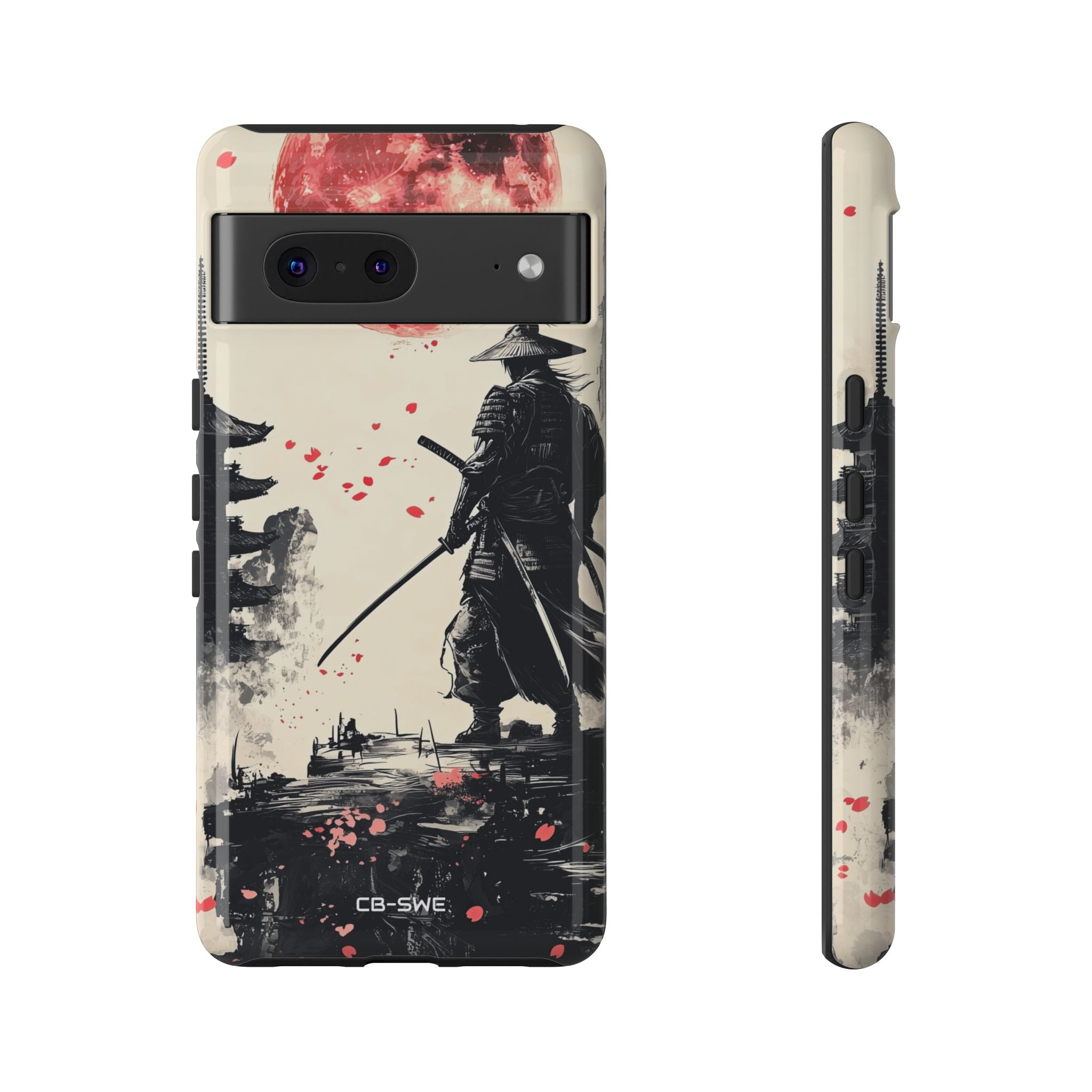 Samurai Gazes Moonward - Google Pixel Case