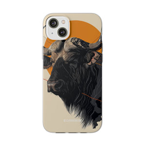 Majestic Buffalo Sun | Flexible Phone Case for iPhone