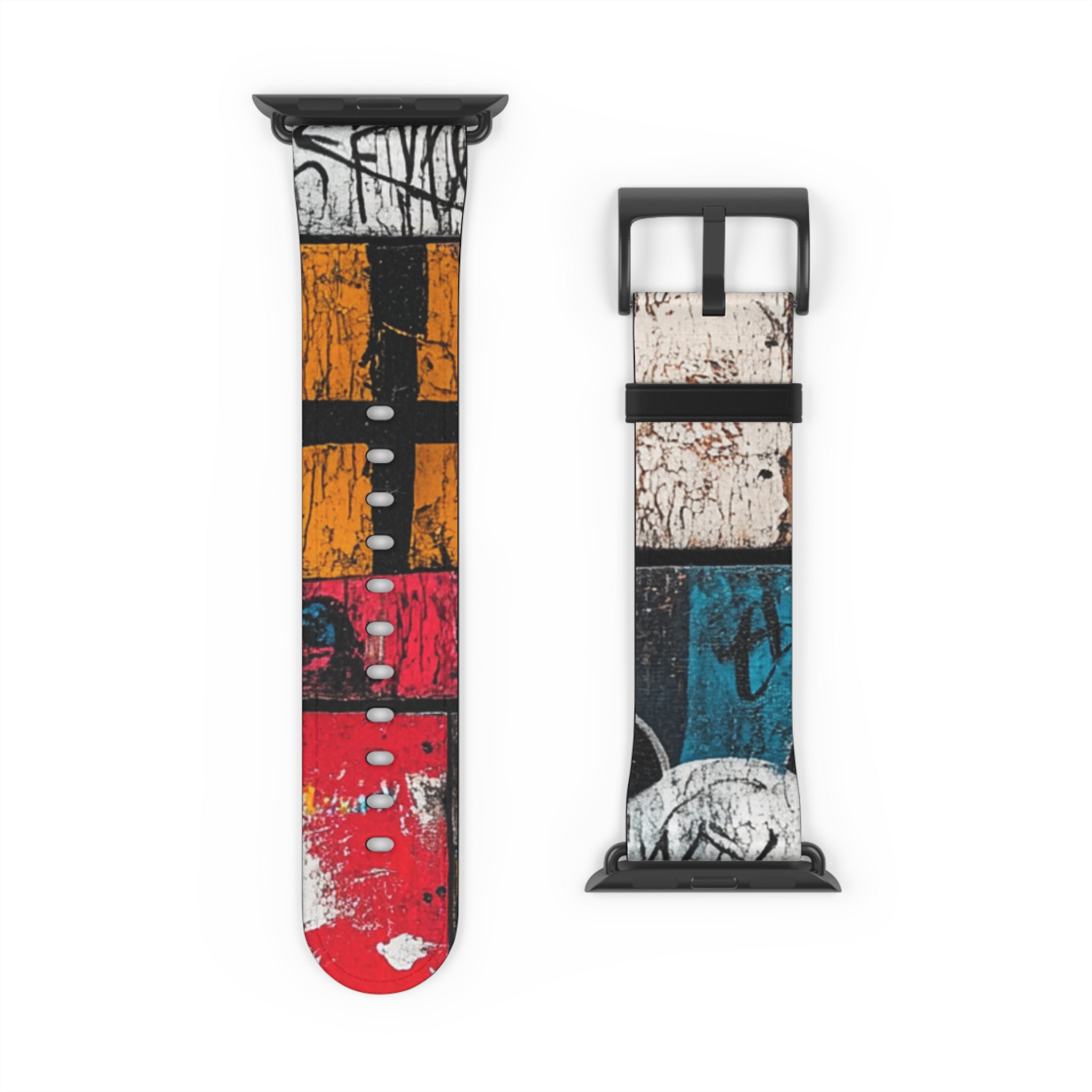 White Orb Graffiti - Watch Band