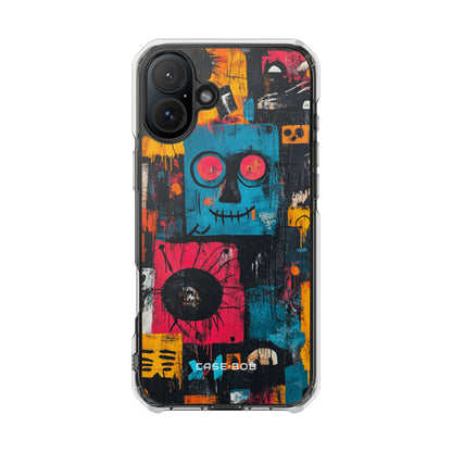 Blue Stitch Smile iPhone 16 Plus Case - Impact