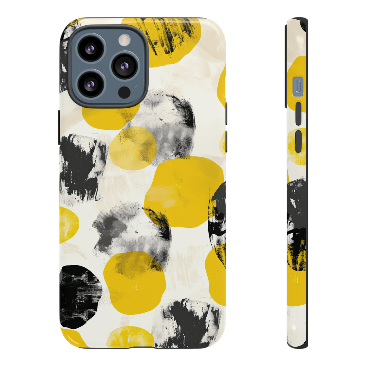 Yellow Dot Minimalism - Protective Phone Case