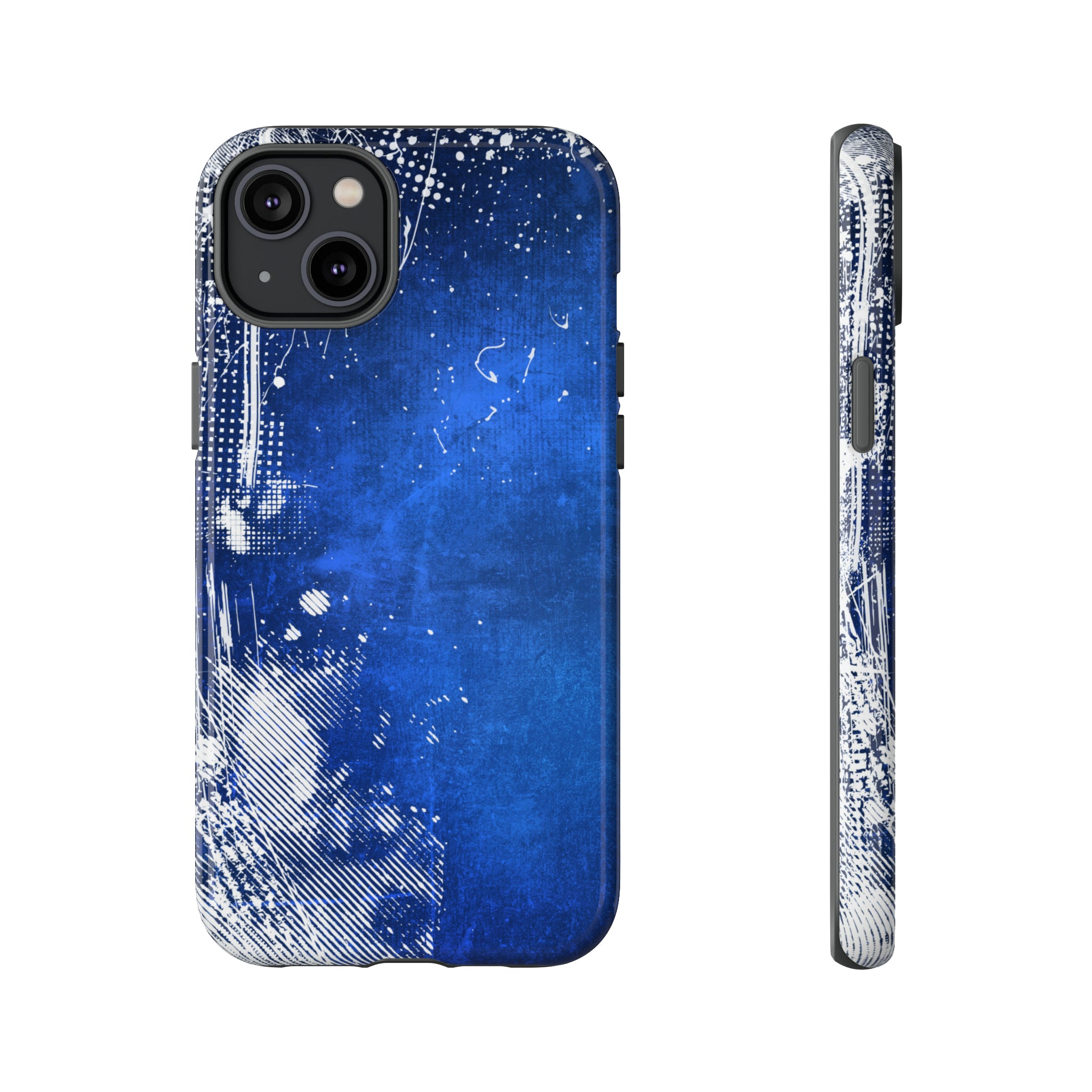 Grunge Blue - Protective Phone Case