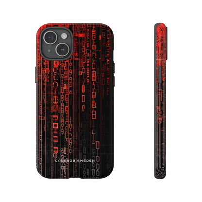 Gradient Cyberflux Network iPhone 15 - Tough Phone Case