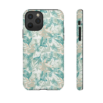 Light Green Leaf - Protective Phone Case