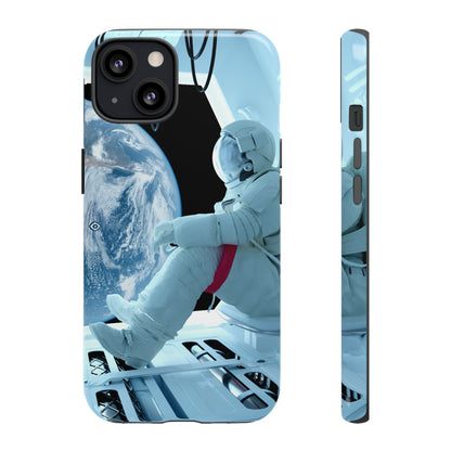 Astronaut inside Shuttle - Protective Phone Case