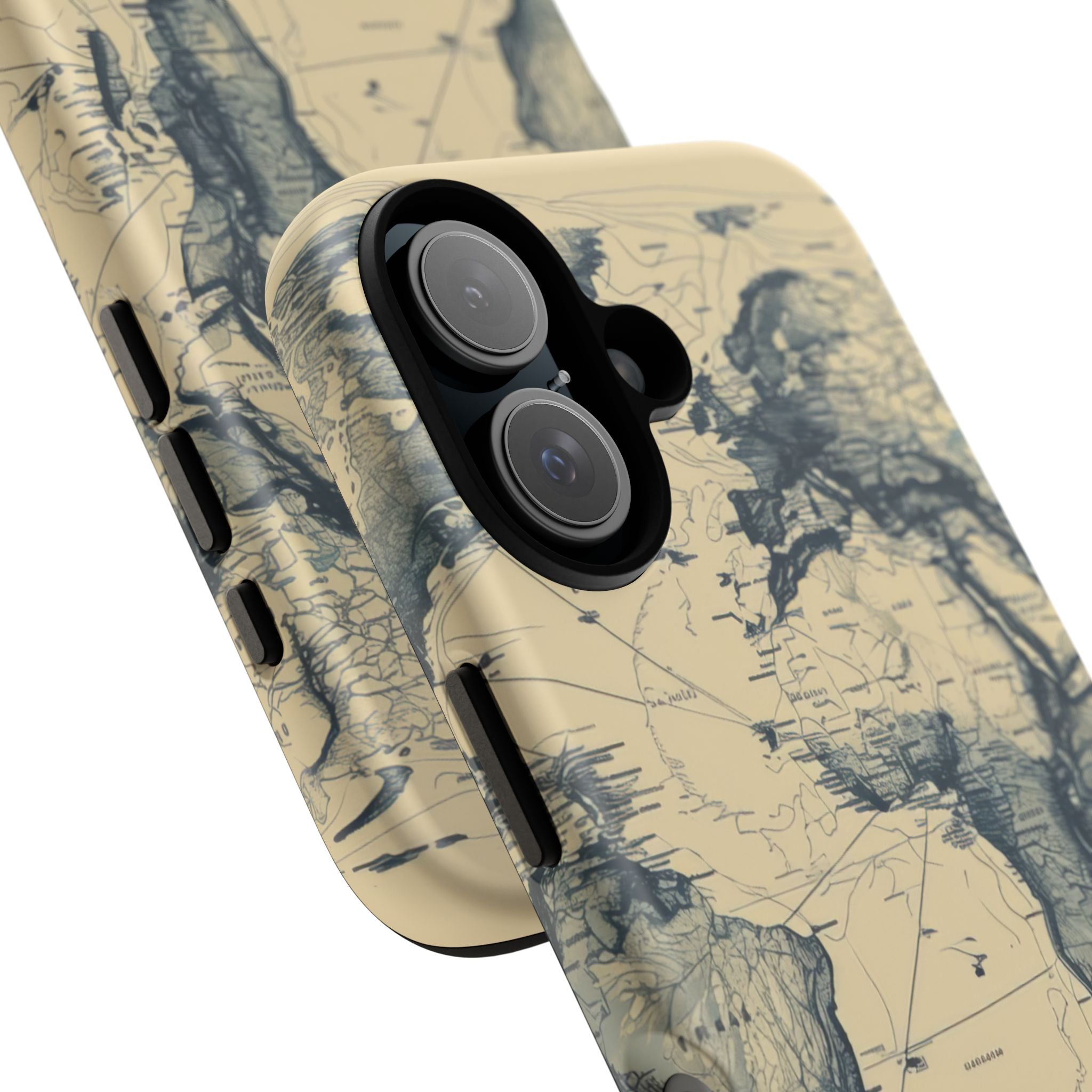 Vintage Cartographic Exploration Map - for iPhone 16